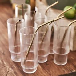 Ferm LIVING Ripple Longdrink-Glas 4er Pack 12 Ferm LIVING Ripple Longdrink-Glas 4er Pack -Nordic Nest 31545 01 03 76c2d66a3d