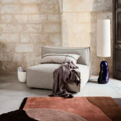 Ferm LIVING Calm Kissen Camel-black -Nordic Nest 43569 01 03 02e5508dd6