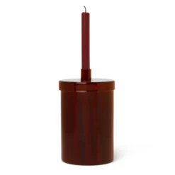 Ferm LIVING Countdown To Christmas Glasdose Mit 24 Kerzen