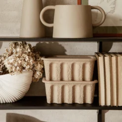 Ferm LIVING Ferm Verwahrungsbox Papier Klein 2er Pack -Nordic Nest 46485 01 03 1cf63116b8