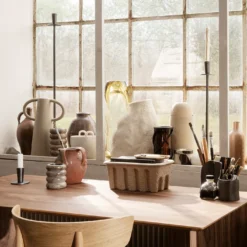 Ferm LIVING Hoy Kerzenhalter Low 6,4cm -Nordic Nest 502780 01 3 EnvironmentImage 700f34e983