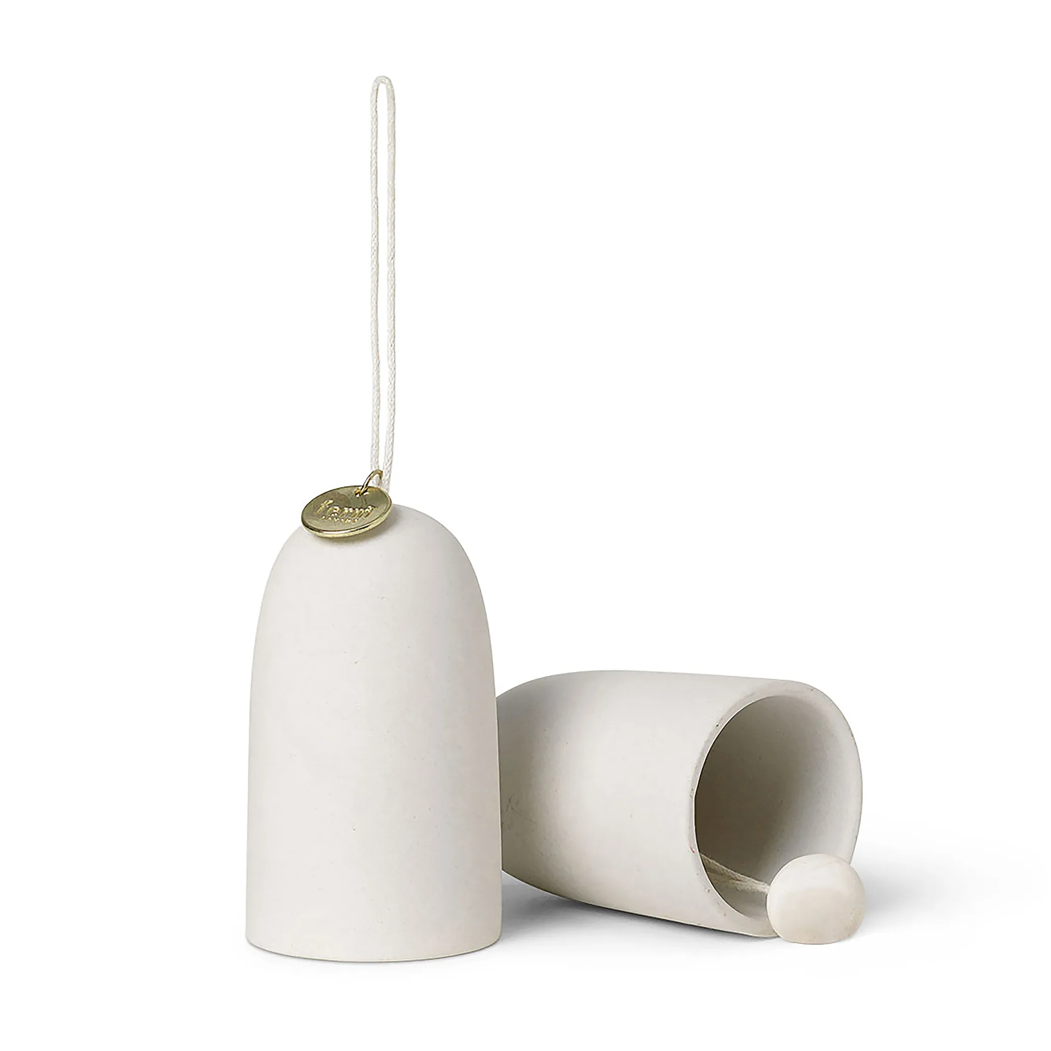 Ferm LIVING Bell Glocke Weihnachtsanhänger Ø4cm 2er Pack 4 Ferm LIVING Bell Glocke Weihnachtsanhänger Ø4cm 2er Pack – Bild 2