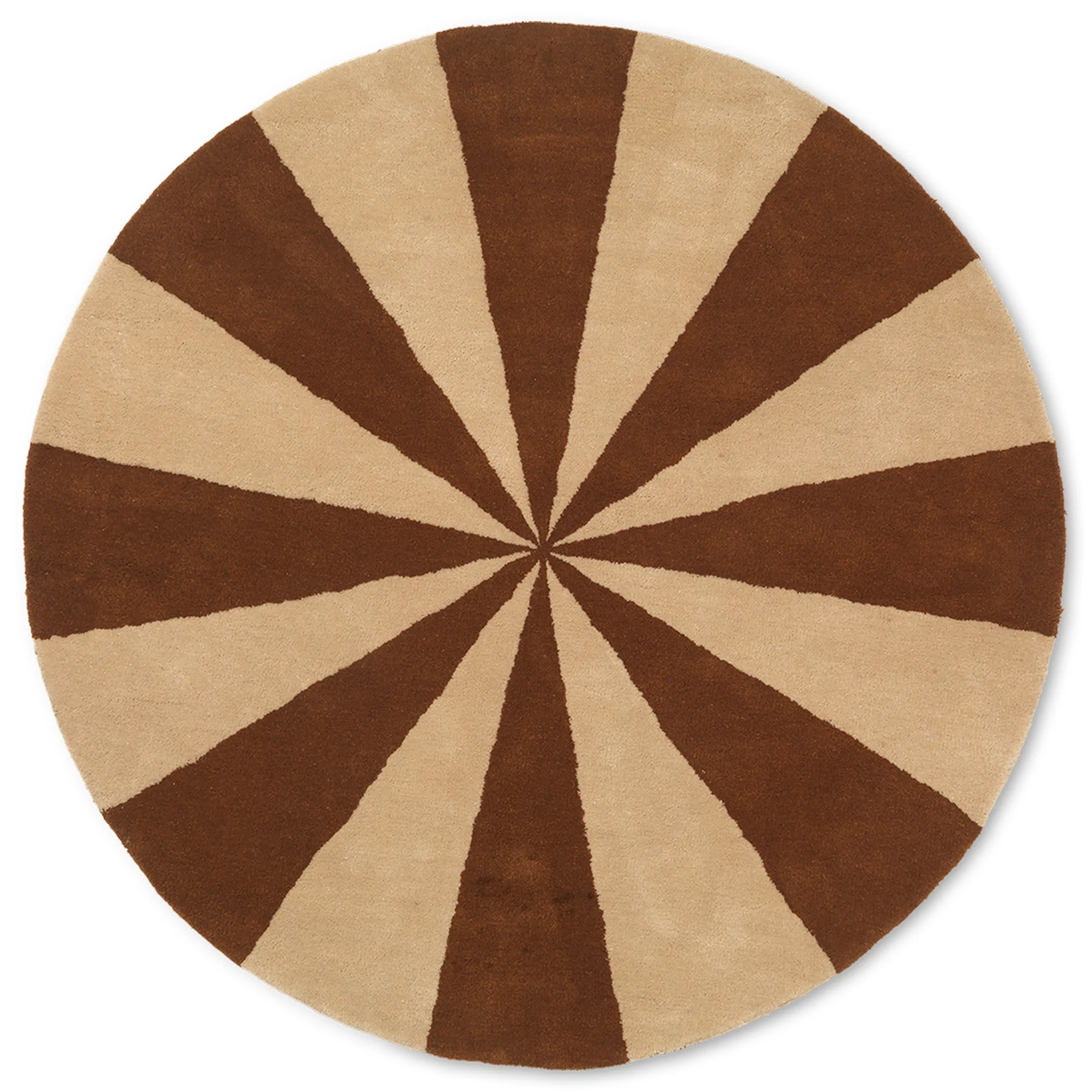 Ferm LIVING Arch Handgetufteter Teppich Ø130cm 3 Ferm LIVING Arch Handgetufteter Teppich Ø130cm