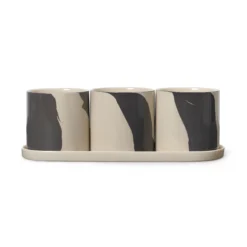 Ferm LIVING Inlay Kräuterblumentopf Mit Untersetzer 4-teilig