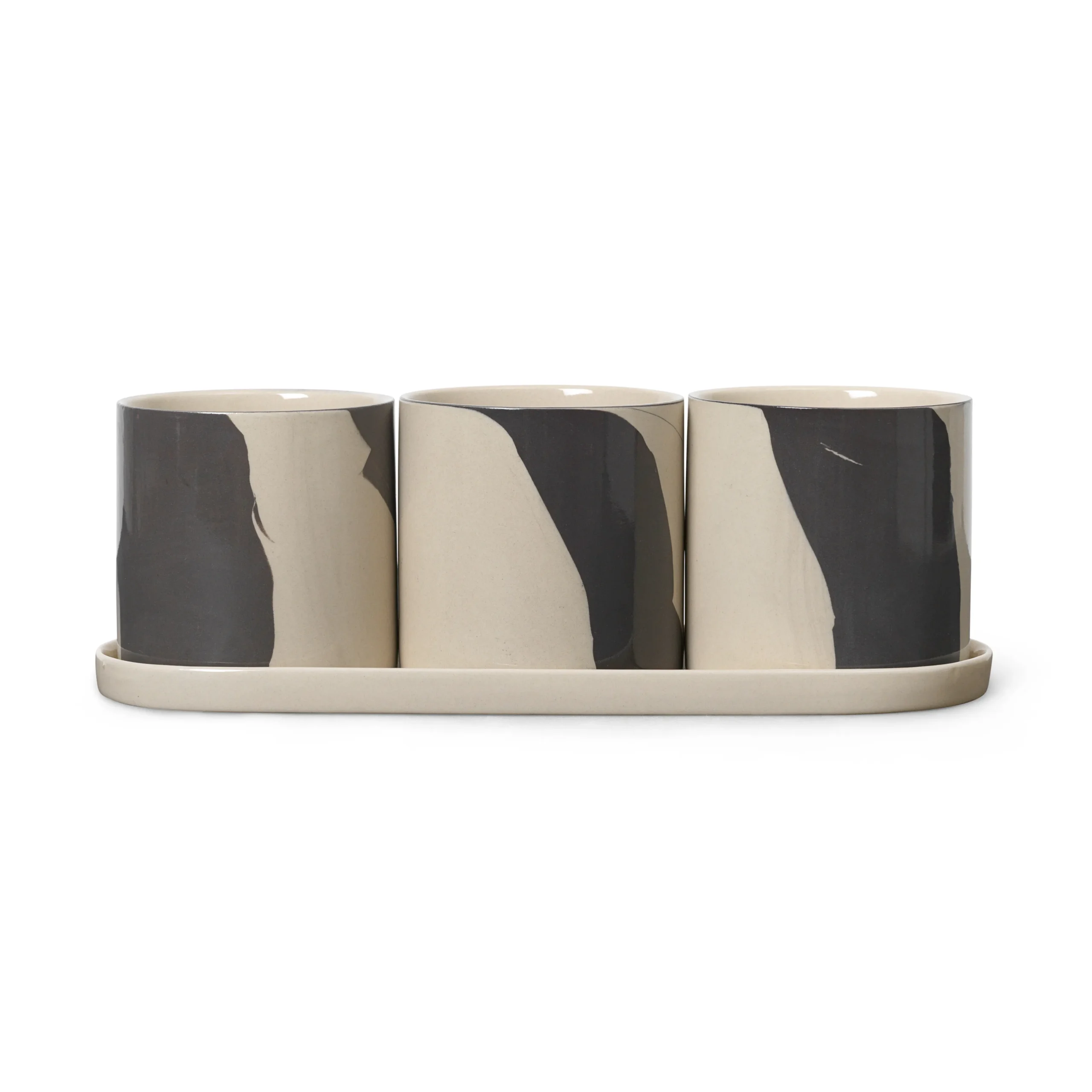 Ferm LIVING Inlay Kräuterblumentopf Mit Untersetzer 4-teilig 3 Ferm LIVING Inlay Kräuterblumentopf Mit Untersetzer 4-teilig