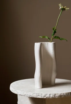 Ferm LIVING Moire Vase 19 X 30cm -Nordic Nest 570394 01 41 EnvironmentImage 0cac298a70