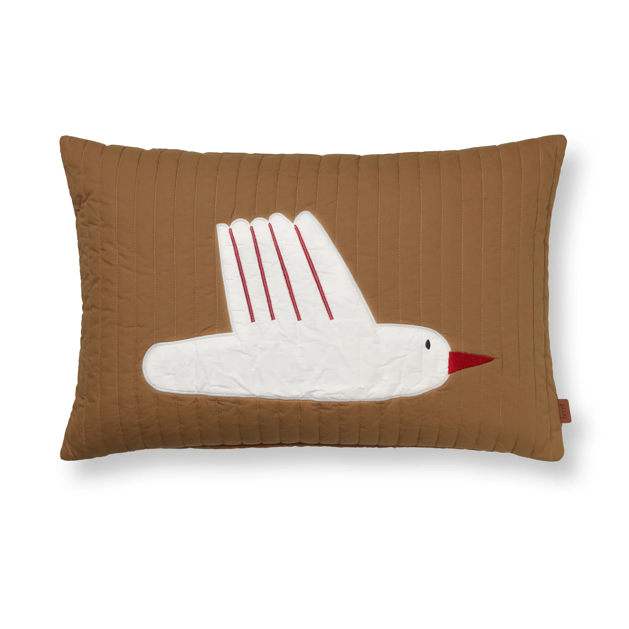 Ferm LIVING Bird Gestepptes Kissen 60 X 40cm 3 Ferm LIVING Bird Gestepptes Kissen 60 X 40cm