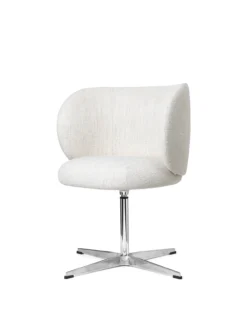 Ferm LIVING Rico Dining Chair Swivel Bouclé -Nordic Nest 577235 01 20 ProductImageExtra ca9ace9cea