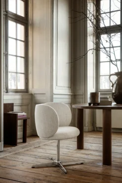 Ferm LIVING Rico Dining Chair Swivel Bouclé -Nordic Nest 577235 01 40 EnvironmentImage 9d4fbc3db8