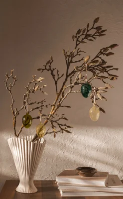 Ferm LIVING Glass Easter Eggs 4er Pack -Nordic Nest 577615 01 40 EnvironmentImage 465fd9b227