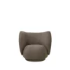Ferm LIVING Rico Lounge Chair Sessel -Nordic Nest Rico lounge brown bfa3390630