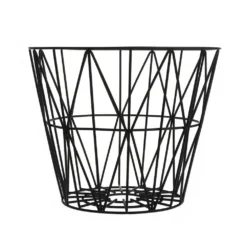 Ferm LIVING Wire Basket Korb Schwarz