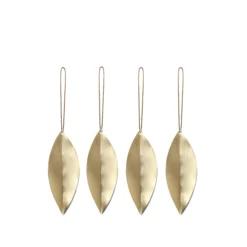 Ferm LIVING Leaf Brass Weihnachtsbaumschmuck
